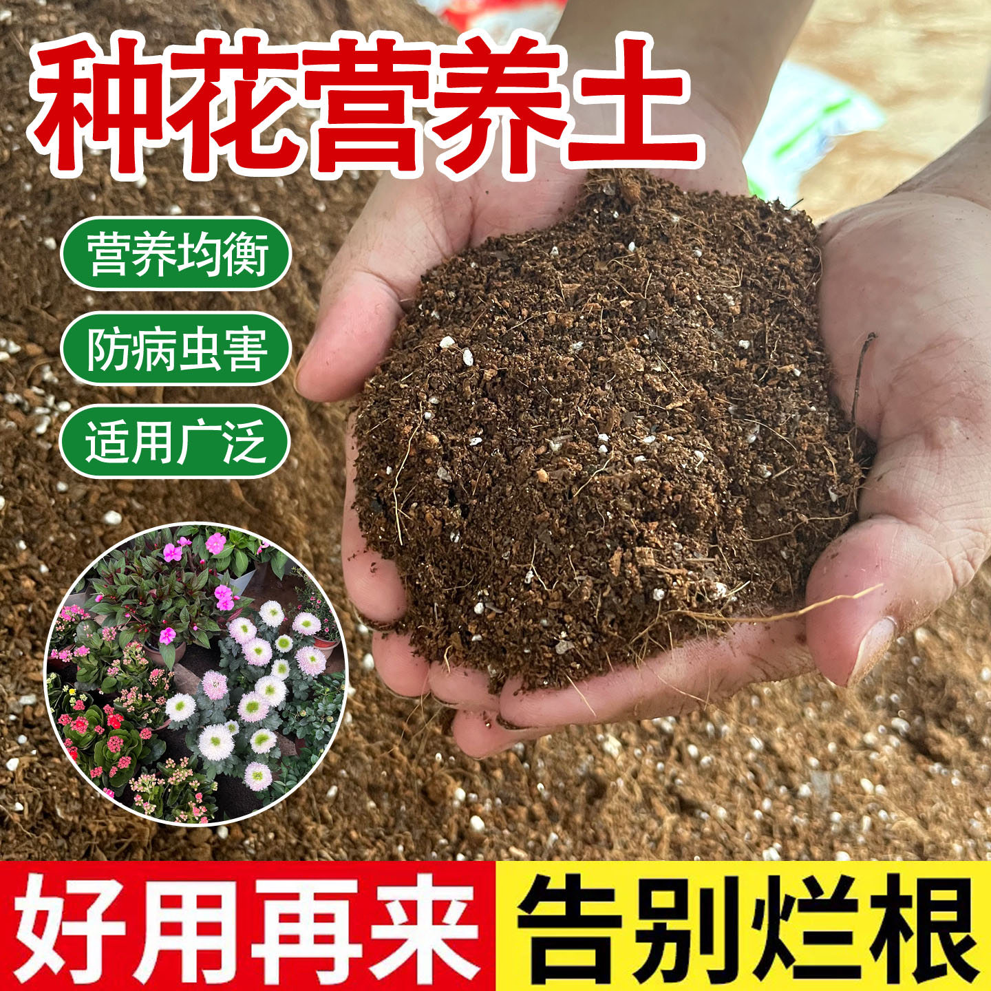 营养土养花专用通用型种花种菜