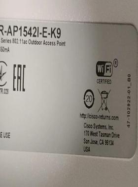 思科air-ap1542i-e-k9全新裸机一个。需要联系