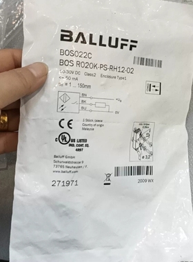 巴鲁夫BALLUFF光电传感器BOS022C，型号BOS R ~议价