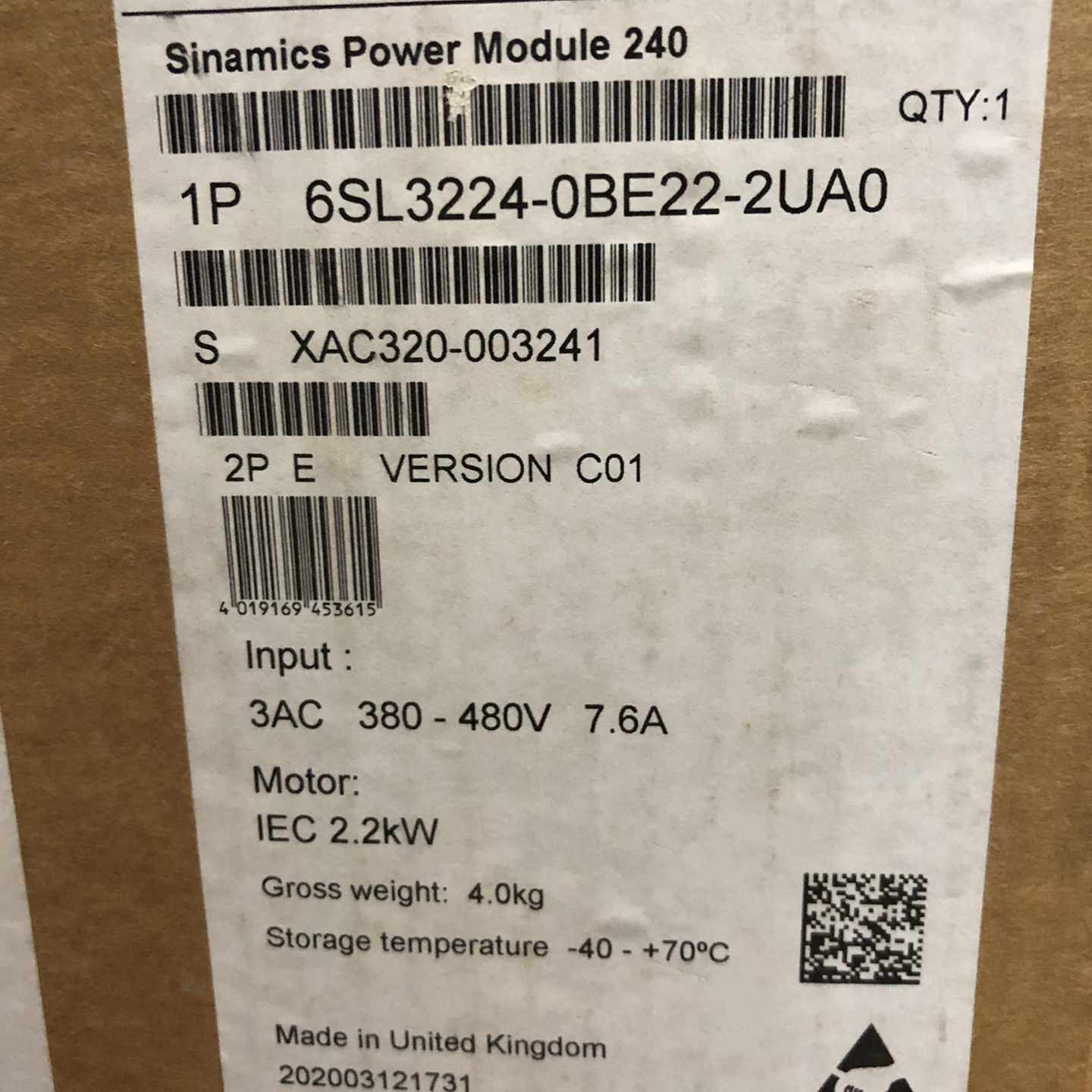 询价老款G120变频器