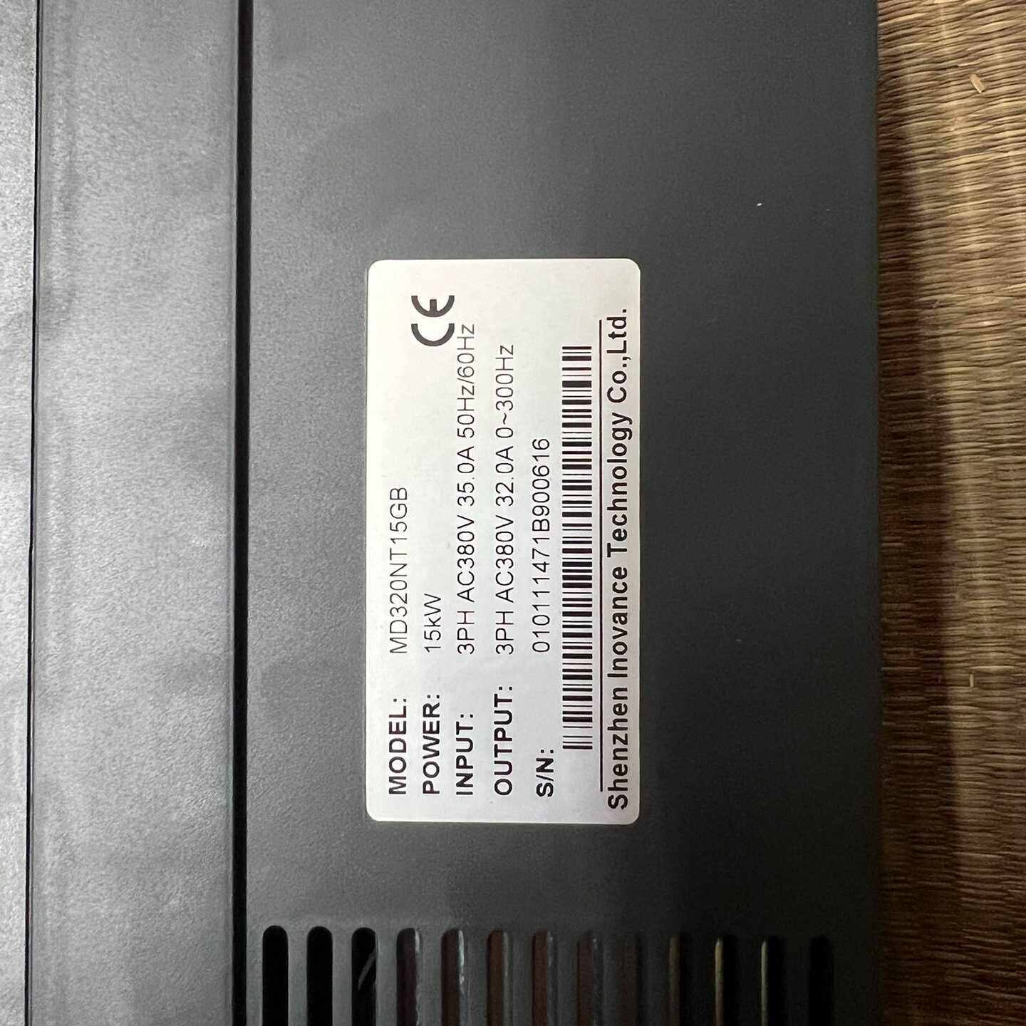 询价汇川Inovance变频器MD320NT15GB未使