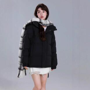 亮世秋羽绒服男女短款冬季2025年新款加厚立领面包情侣宽松中戏