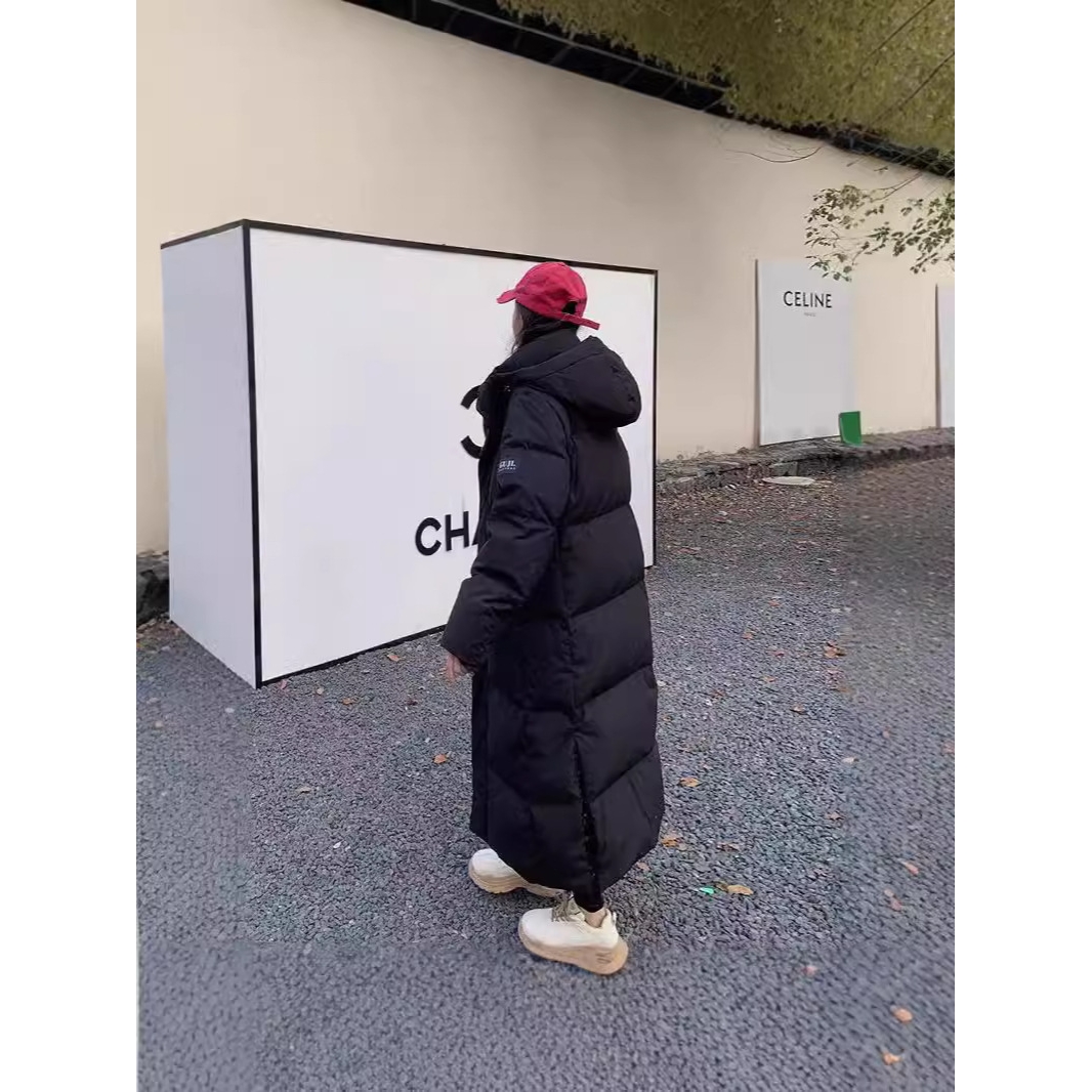 谷纪guji长款羽绒服女过膝超长2025新款韩版宽松大码冬官方旗舰店