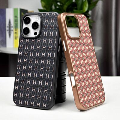 复古个性H纹理磁吸适用苹