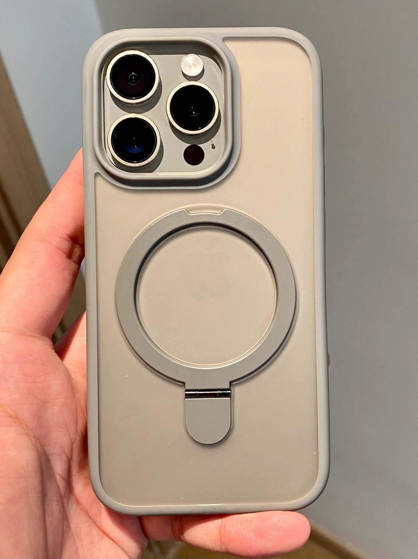 送合金镜头膜苹果16适用iPhone15promax手机壳支架磁吸15pro苹果Magsafe肤感磨砂支点壳14男女13高级感12透明