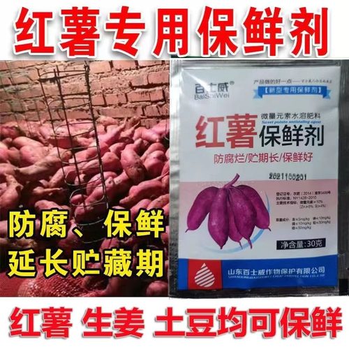 百士威红薯保鲜剂红薯专用