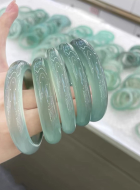 原创｜天然冰种玉髓油青