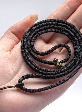 寄予纯黄铜调节吊坠绳简约挂绳