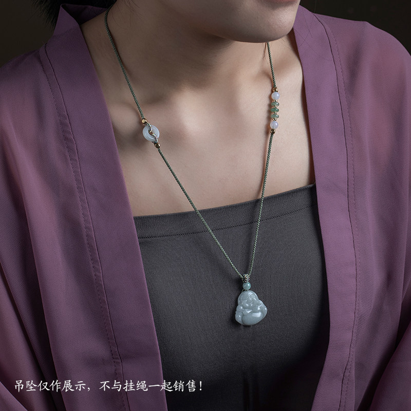 高档手工编织项链绳玉吊坠挂绳