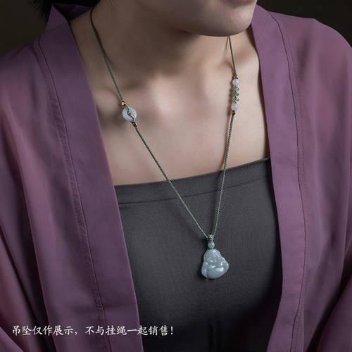 高档手工编织项链绳玉吊坠挂绳