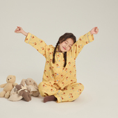 儿童 清仓女童卡通满印家居服套装 秋装 A类睡衣两件25F172