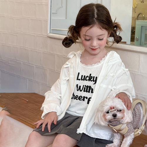 女童夏季轻薄冰感防晒外套