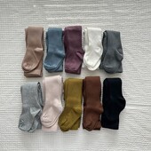 Yumi妈女童宝宝时髦修身 袜M076 儿童洋气纯色百搭连裤 秋季 打底裤