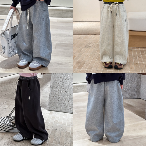 女童时髦直筒休闲裤儿童韩范