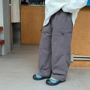 男童耐穿耐磨保暖直筒休闲裤 裤 25K111 口袋工装 Yumi妈潮童加绒工装