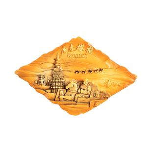 新疆吐鲁番博物馆树脂立体冰箱贴火焰山葡萄沟特色景点旅行纪念品