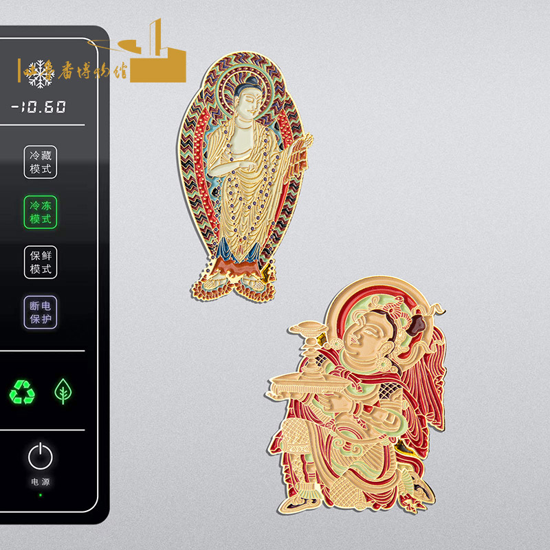 特色冰箱贴博物馆壁画文创纪念品