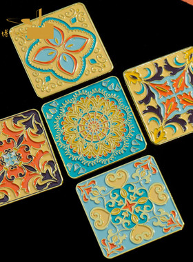 新疆吐鲁番博物馆传统纹样徽章pin特色文创纪念品送同学伴手礼