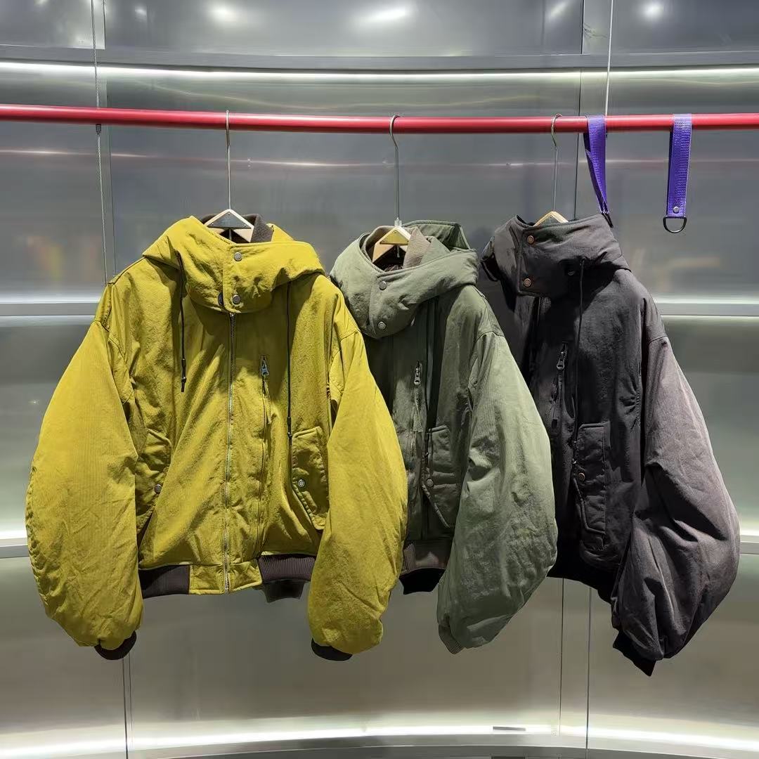 时尚可拆卸帽厚款羽绒外套2025冬季新款潮牌男款羽绒服25007