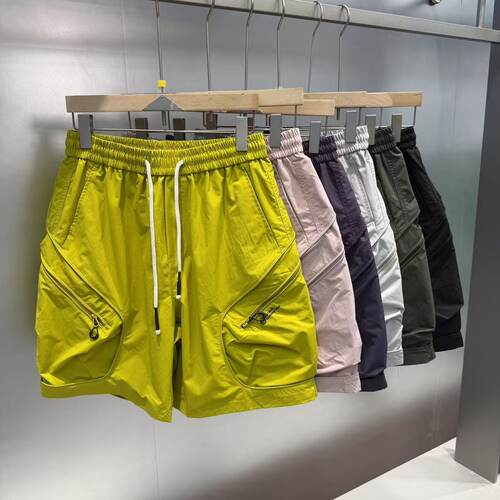 多口袋拉链2026夏季新款宽松休闲工装短裤26180