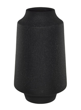 中式玄关陶瓷花瓶黑色干花插花现代客厅展厅落地摆件家居装饰道具