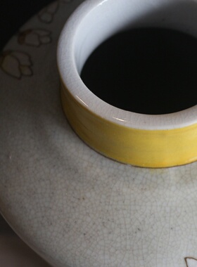 新古典美式欧式陶瓷装饰罐储物罐摆件美式家居客厅样板房花瓶圆罐