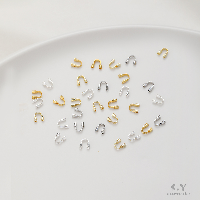 14K包金马蹄扣U形定位管保色