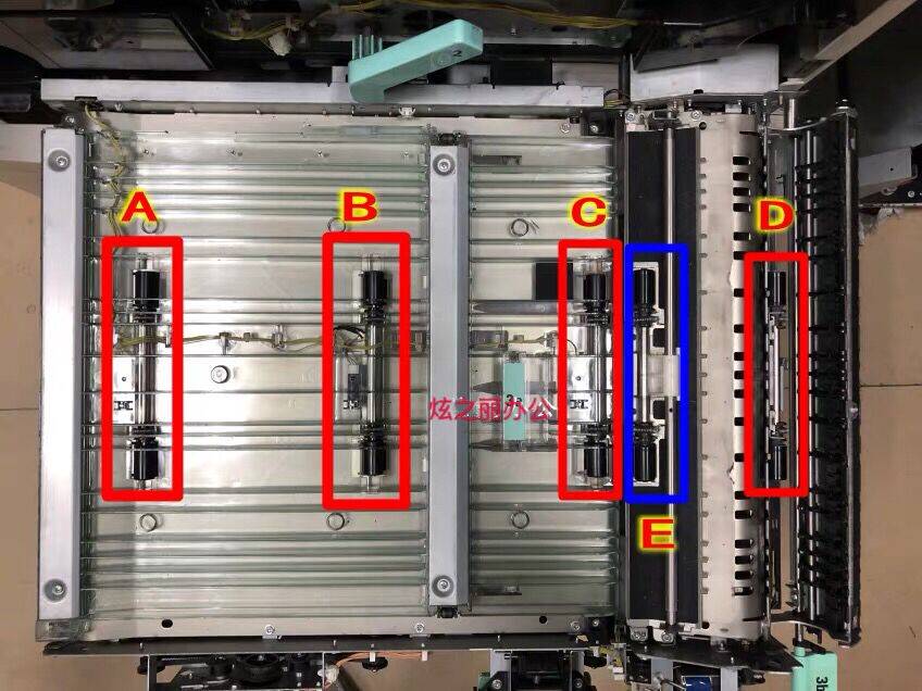 适用4110 4112 4127 4595 D125 1100 D95双面器搓纸轮杆改良 办公设备/耗材/相关服务 多功能一体机配件 原图主图