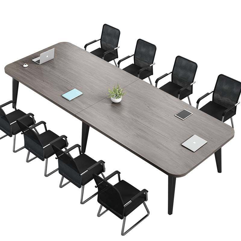 会议桌长桌简约现代小型会议室洽谈长条桌简易工作台办公桌椅组合