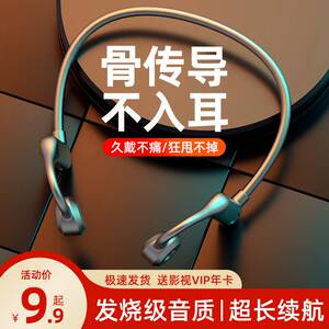 other/其他 其他全入耳式蓝牙耳机真骨传导蓝牙耳机跑步专用无线