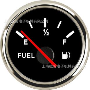 针脚安装油表 52mm指针油位表数显油表燃油表油量表 带背光灯