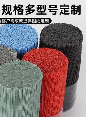 Pa6磨料丝 pa612磨料丝 pa610磨料丝 工业丝 尼龙刷丝多色可选