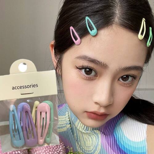 巨实用!6个装!新款刘海bb夹少女心碎发夹头饰侧边夹发卡子鸭嘴夹