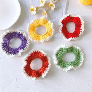 color headdress hair simple INS girl matching band wool