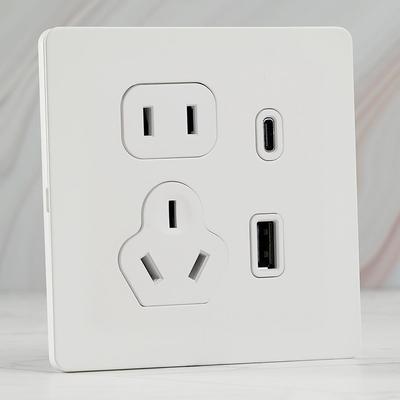 哑白银杆 PIALT86型家装开关复古圆头拨杆不锈钢烤漆单开