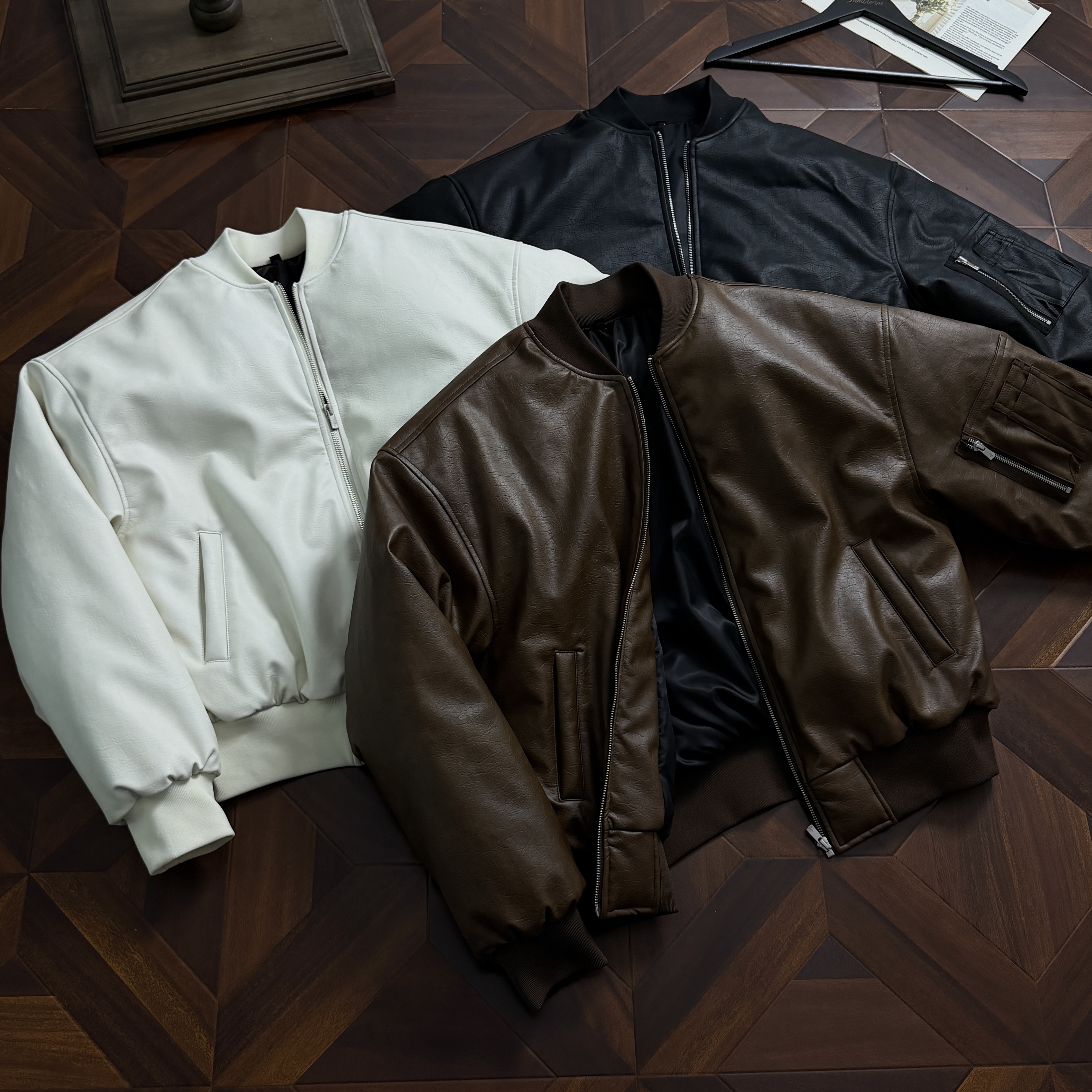 TumBlerine/Tum皮衣棉服Ma1bomber秋冬高级保暖cleanfit