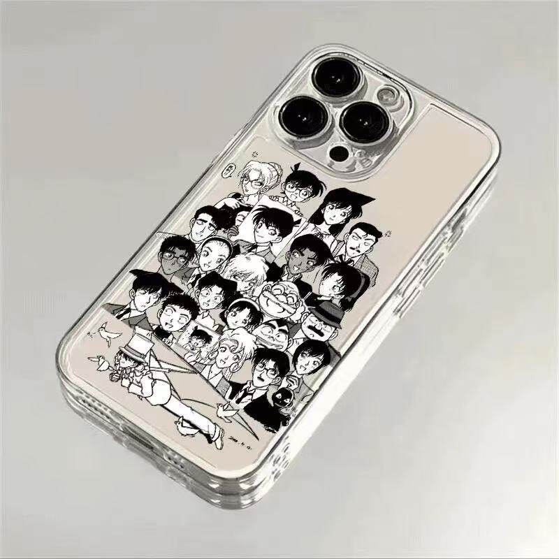 柯南全家福防摔透明手机壳适用于华为荣耀小米OPPO vivo苹果16手机壳15pro苹果防摔14promax软壳ipho