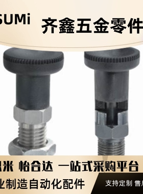 怡合达ZAE01/51/06/56/11/61/16/66-M10/M12/M16分度销细牙紧凑型