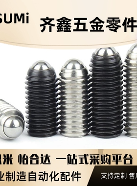 ZAC23 波珠螺丝 波仔 钢珠紧定 球头柱塞 NBSJ3/4/5/6/8/10/12/16