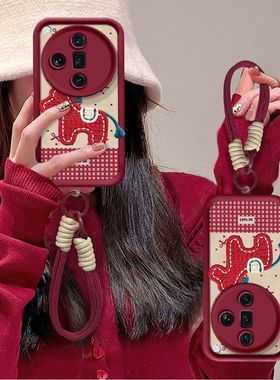 适用oppofindx7手机壳新款PHZ110软硅胶opopfindx7ultra保护套PHY110本命年马0pp0flndx7pro镜头全包女5g防摔