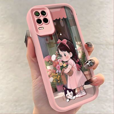 适用realmev13手机壳RMX3041软硅胶oppok9x保护套PGCM10全包防摔0pp0真我q3/Q3i卡通3161可爱RMX3042女5g新款