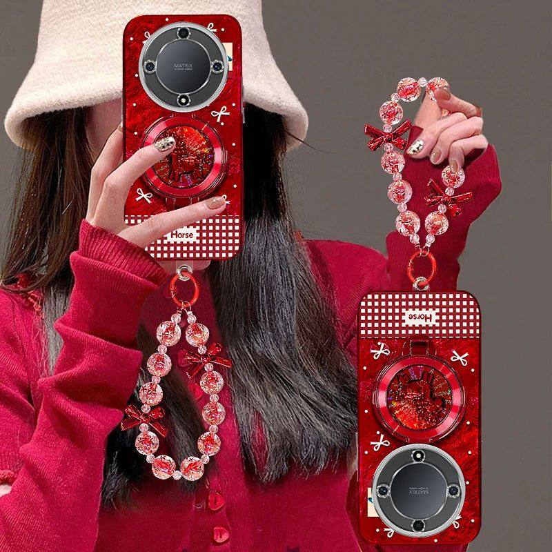 适用华为麦芒30手机壳女TYH641M镜头全包防摔huawei麦忙30保护套5G本命年马hw卖芒30新年款支架手链喜庆高级,3C数码配件,手机保护套/壳,淘宝优惠券,粉丝福利购,淘宝优惠卷