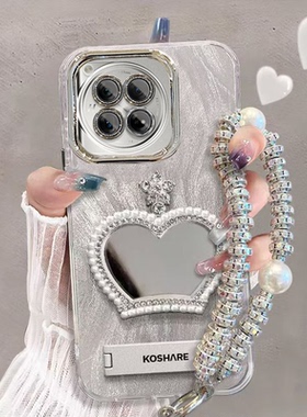 适用一加ace2手机壳补妆镜PHK110新款1加ace2pro保护套PJA110带镜头膜1+ace全包边oneplus防摔5g高级外套潮女