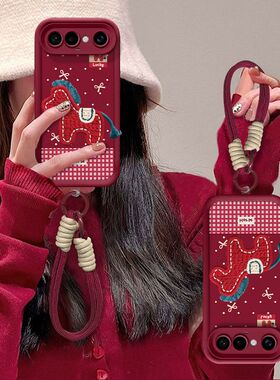 适用vivos50promini手机壳新款V2527A软硅胶viv0s50pr0m1n1保护套vlvos50promlnl本命年马5G镜头全包边防摔女