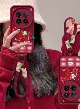 适用vivox100ultra手机壳新款v2366ga软硅胶vivox100至尊版保护套viv0x本命年马vlvox镜头全包边防摔5g手绳女