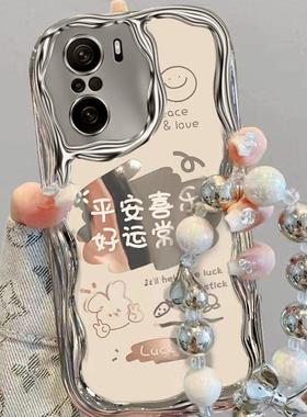 适用小米红米k40手机壳M2012K11AC新款redmik40pro保护套hongmik40s全包m22021211rc防摔5g文字硅胶软hmk4o女