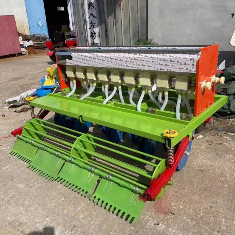 小麦播种机 燕麦旱稻耕种机 1-8行农业播种施肥农用一体机