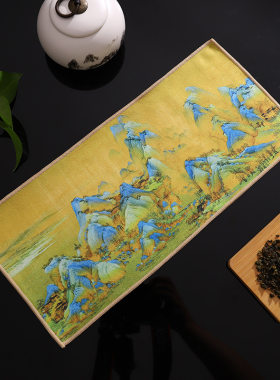 茶巾布吸水高档茶垫布茶桌茶台茶
