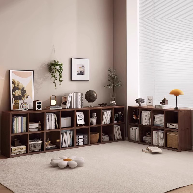 【德国进口】全实木书架落地多层