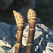 手工紫竹根拐杖登山防身防滑老年人男女徒步爬山捌棍文玩竹杖送礼